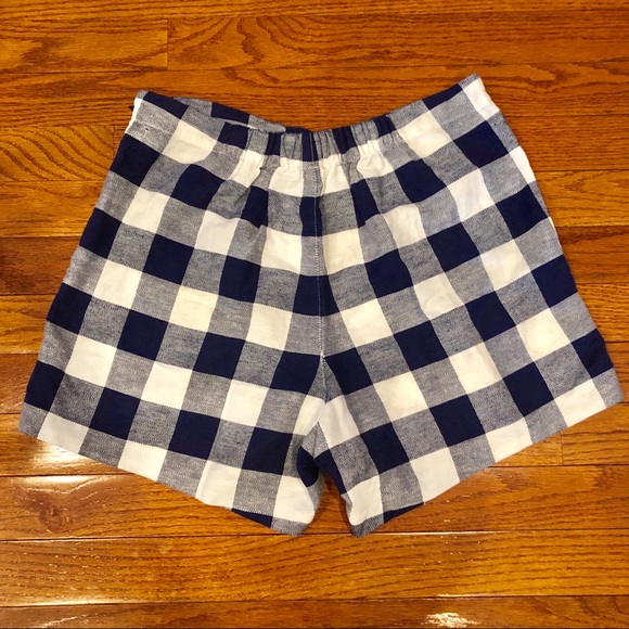 Linen Blue Gingham Short - Picture 4 of 4